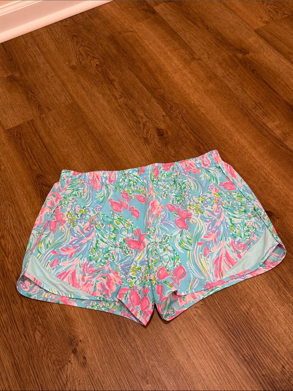 Lilly Pulitzer Luxletic Ocean Trail Athletic Shorts